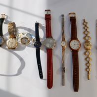 Armbanduhren / Konvolut / Defekt / Teileträger