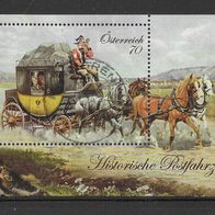067) Österreich 2013 Postkutsche Block 77 gestempelt
