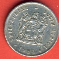 Südafrika 5 Cent 1983