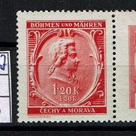 Los H22847: Böhmen & Mähren Mi. W Zd 33 * *