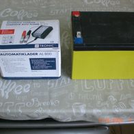Batterie Automatik Ladegerät AL 800 incl. Blackbull pro 12V 15AH Bleiakku