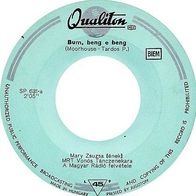 Mary Zsuzsa - Bum, beng E Beng (Lulu covers) / Ritkan Tevedek (1969) 45 single 7" EX