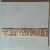 Bild Acryl/Collage Goldenes MOSAIK