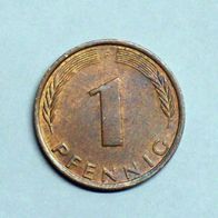 1 Pfennig BRD -Kursmünze- 1975 F