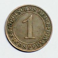 1 Reichspfennig -Kursmünze- 1935 F