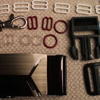 Konvolut Gürtelschnalle Silber, Schwarz, ot