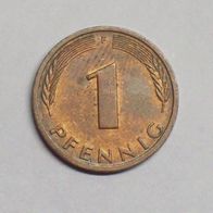 1 Pfennig BRD -Kursmünze- 1983 F