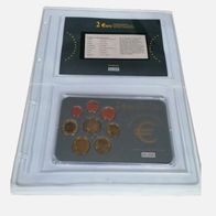 Gedenkmünzensatz Luxemburg 2004 mit 2€ Grand Duc Henri I