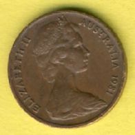 Australien 1 Cent 1981