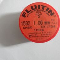 Lötzinn Lötdraht Fluitin 1mm 100 g