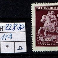Los H22870: Böhmen & Mähren Mi. 113, gest