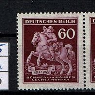 Los H22875: Böhmen & Mähren Mi. 113 * * Paar
