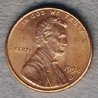 USA 1 Cent 1994 D.