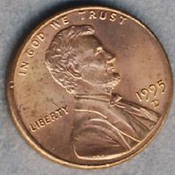 USA 1 Cent 1995 D.