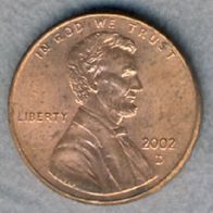 USA 1 Cent 2002 D