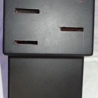 D Messerblock Holz schwarz groß f. 5 Messer H 18,5 29 x10,5 kurze Zeit benutzt sehr