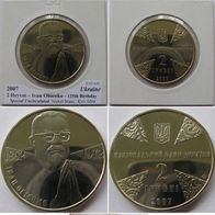 2007-Ukraine-2 Hryvni - Ivan Ohienko (mintage:35,000 pcs)