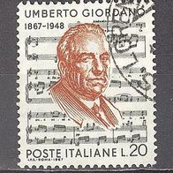 Italien, 1967, Mi. 1241, Giordano, Musik,1 Briefm., gest.