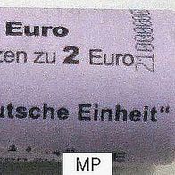 25x 2 Euro Münzrolle 2025 " 35 Jahre Deutsche Einheit "Wir sind ein Volk" Berlin (A)