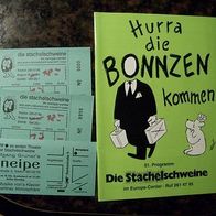 Hurra die BONNzen kommen 51. Progr."Stachelschweine" W. Gruner ´93 + Eintr.-Karten
