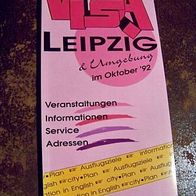 Veranstaltungskalender Leipzig & Umgebung Okt.1992 (250. Gewandhaus-Jubiläum) - 1a !