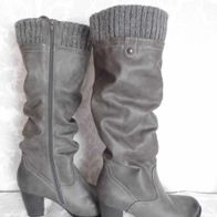 Damen Stiefel 40 grau von * CityLine * Herbst Winter Schuhe Woman Women Mädchen Girl