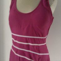 Badeanzug Gr.44 C von Laura Torelli fuchsia mit Cups *