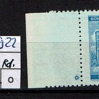 Los H22922: Böhmen & Mähren Mi. 70 a * * 1 Plattensternchen, Rand links