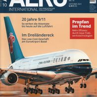 AERO International 10- 2021 Das Magazin der Zivilluftfahrt / Neupreis: 6,40 EUR