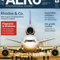 AERO International 12- 2021 Das Magazin der Zivilluftfahrt / Neupreis: 6,40 EUR
