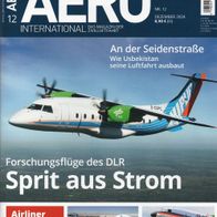 AERO International 12- 2024 Das Magazin der Zivilluftfahrt / Neupreis: 8,90 EUR
