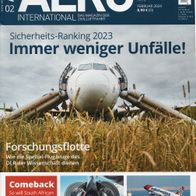 AERO International 02- 2024 Das Magazin der Zivilluftfahrt / Neupreis: 8,90 EUR