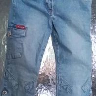 Blaue 3/4 Jeans - Gr. 140 - Arizona