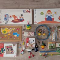 großes Paket neues hochwertiges Holzspielzeug Spielwaren Kinder Deko Accessoires