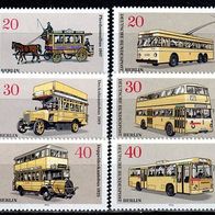 Berlin 1973 MI. 446-451 * * Omnibusse Postfrisch (br0571)