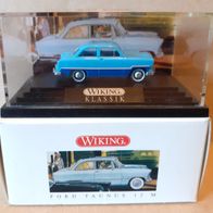 Wiking 1:87 Ford Taunus 12m "Weltkugel" Klassik Sondermodell in PC Box 799 06 (1997)