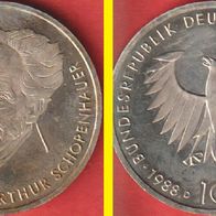 1988 BRD Schopenhauer (2) 10 DM bankfrisch