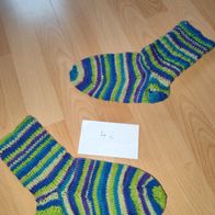 selbstgestrickte Strümpfe Stricksocken Strickstrümpfe Größe 42