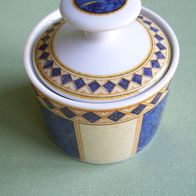 Zuckerdose Ritzenhoff & Breker High Life by R&B blau gelb Karo 2teilig