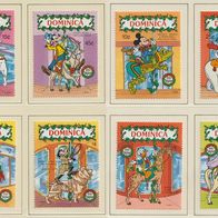 Disney Dominica 1990 Weihnachten Satz MiNr 1354-61 postfrisch