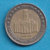 Deutschland 2 Euro 2009 F Saarland