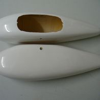 Radschuhe Radverkleidung Katana 2000 GFK Weiß lackiert Neu