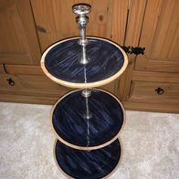 große Etagere, 3 stöckig, Servierständer, Buffetständer, Dekoständer