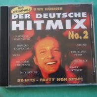 Uwe Hübner - Der Deutsche Hitmix Nr. 2 - Musik-CD - 1996