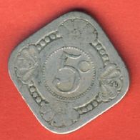 Niederlande 5 Cent 1914