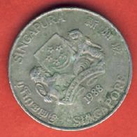 Singapur 20 Cents 1988