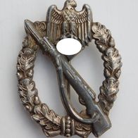 Original Infanterie Sturmabzeichen in Silber Hersteller H