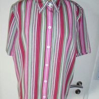 Bluse kurzarm von Sommermann Gr.44 gestreift *