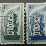 Deutschland 1956, Michel-Nr. 241 bis 242, gestempelt