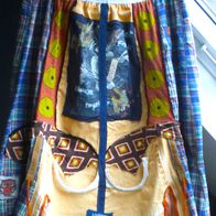 Damen Rock Orange-Blau-Braun-Weiß Gr.54-56-58-60 Einzelexemplar!